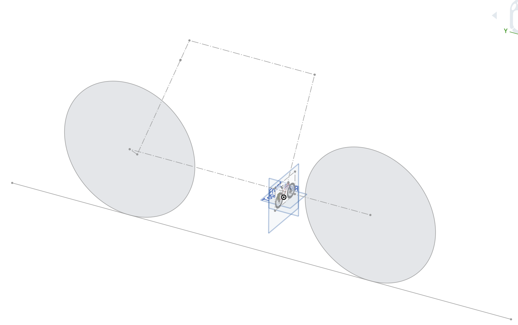 4Hope Kenya mountain bike CAD render — isometric view